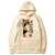 sweatshirt one piece monkey luffy beige