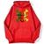 sweatshirt hoodie one piece monster trio rouge