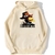 sweatshirt hoodie one piece we are brothers beige