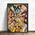 tableau toile one piece mugiwara star 1