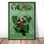 tableau toile one piece line roronoa zoro 1