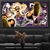 tableau toile one piece monkey luffy gear 5 blanc noir 1