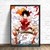 tableau toile one piece monkey luffy smoke 1