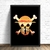 tableau toile one piece luffy spray paint 1