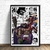 tableau toile one piece manga luffy kaido 1