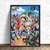 tableau toile one piece mugiwara new year 1