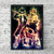tableau toile one piece sparks freres luffy ace sabo 1