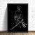 tableau toile one piece roronoa zoro minimal 1