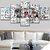 tableau toile one piece 5 parties manga logo 1