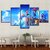 tableau toile one piece 5 parties frères luffy sabo ace 1