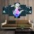 tableau toile one piece 5 parties trafalgar law heart 1