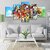 tableau toile one piece 5 parties mugiwara animaux 1