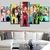 tableau toile one piece 5 parties mugiwara ombres 1