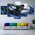 tableau toile one piece 5 parties roronoa zoro 1