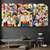 tableau toile one piece 3 parties roi pirates 1