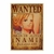 affiche wanted avis de recherche nami one piece