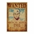 affiche wanted avis de recherche enel one piece