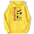 sweatshirt hoodie monkey luffy studio jaune