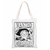 sac one piece shopping toile luffy wanted 1