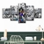 tableau toile one piece 5 parties manga brook 1