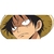 autocollant one piece monkey luffy dark