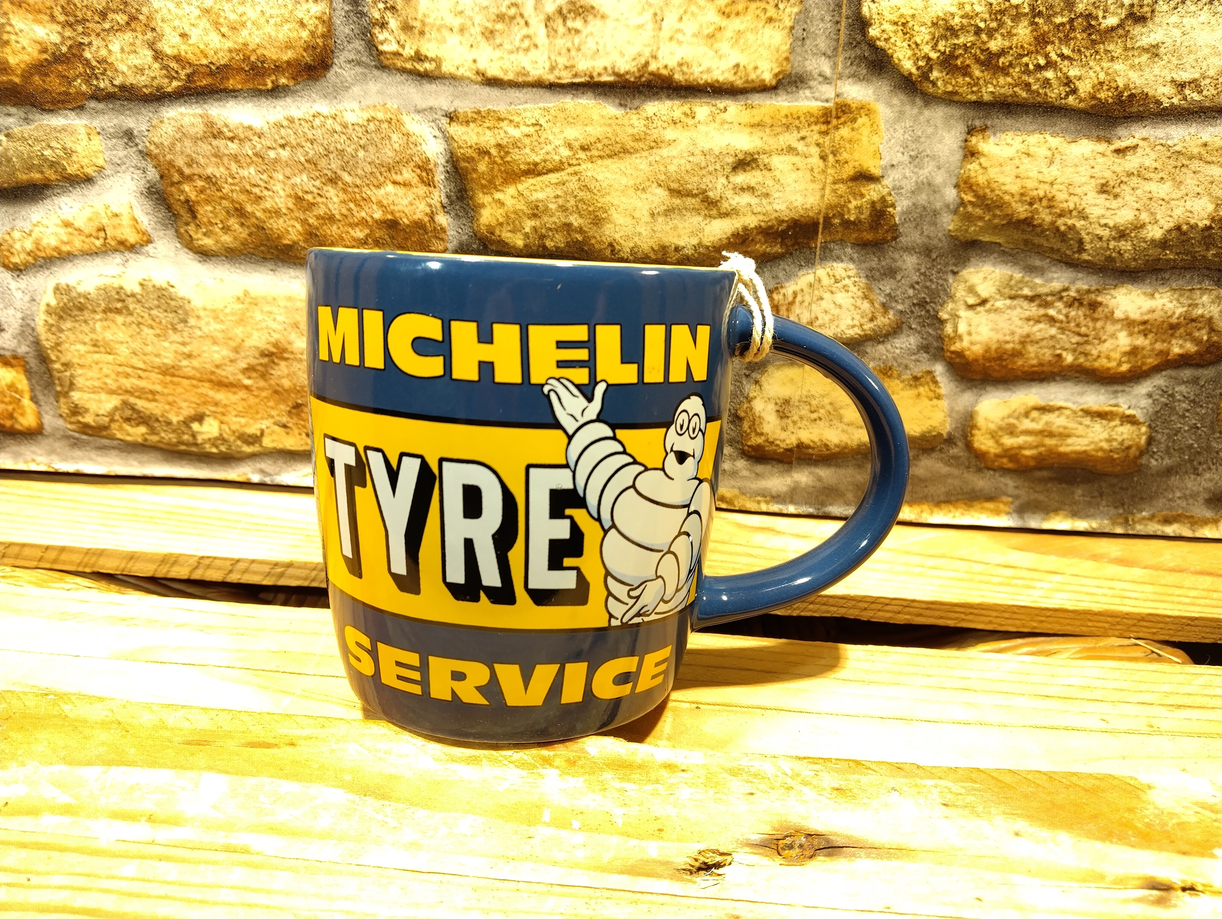 mug céramique rétro bibendum michelin