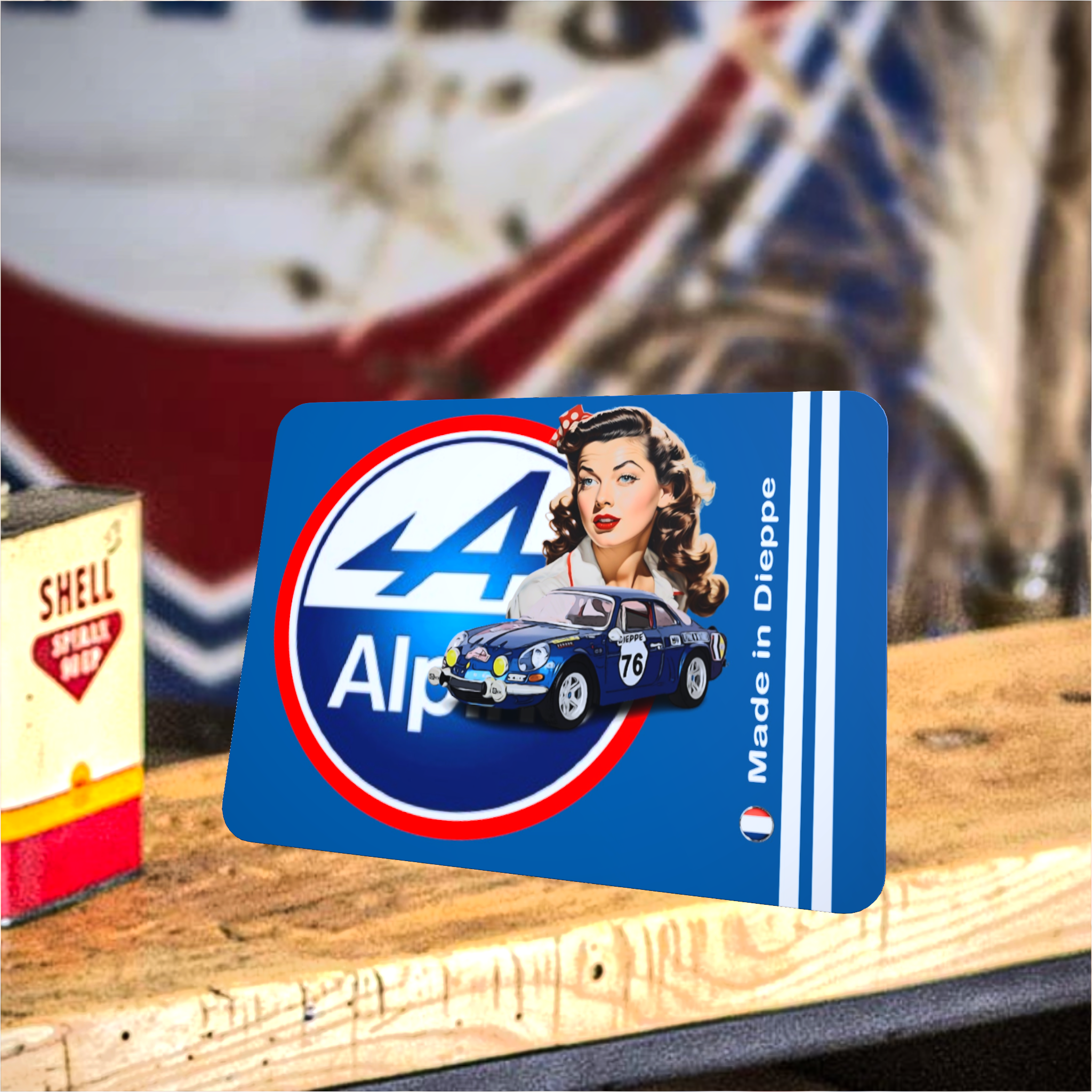 tapis de souris rétro alpine a110 berlinette