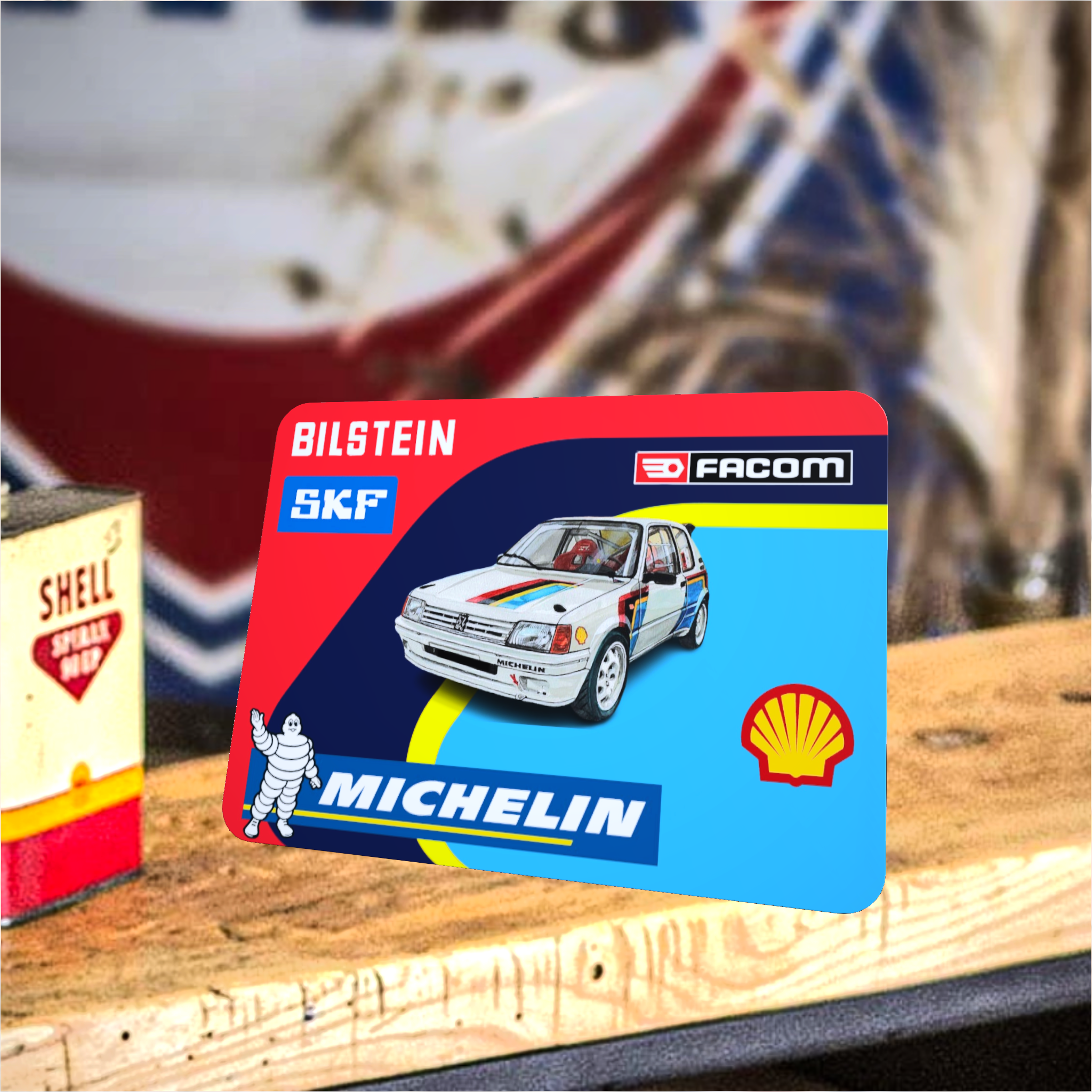 tapis de souris peugeot 205 rallye