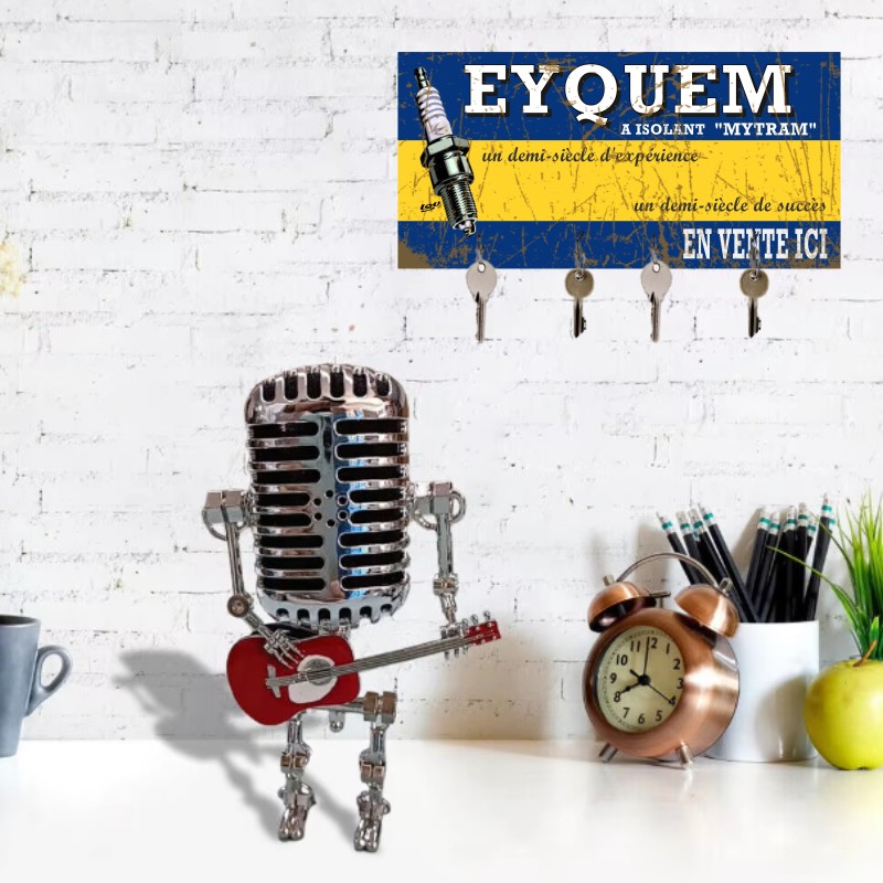 accroche-clés bougies Eyquem rétro