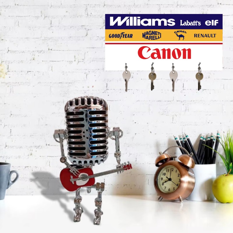 accroche-clés williams canon f1 sponsors renault