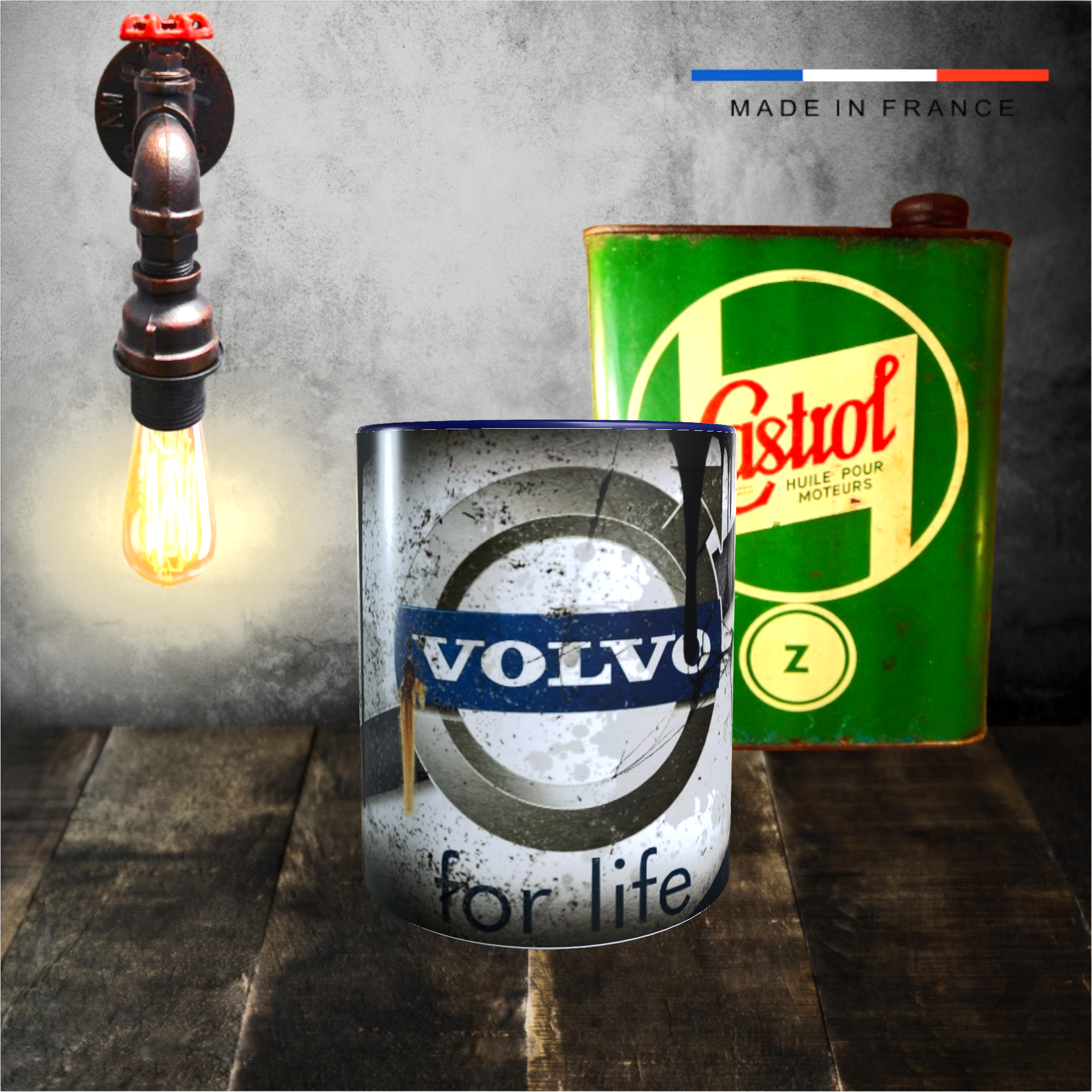 mug volvo logo