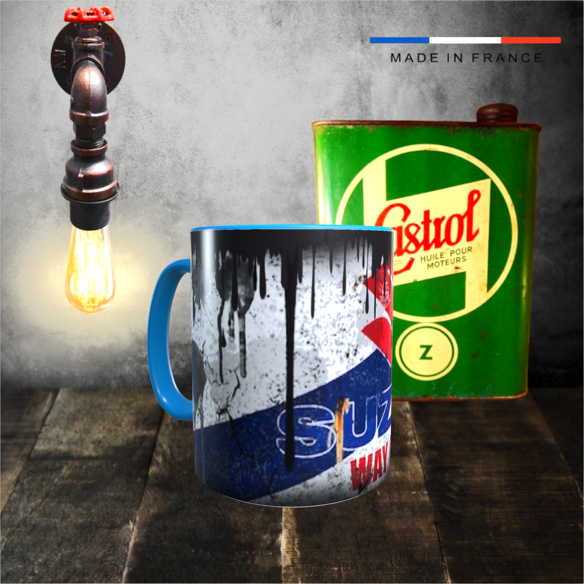 mug logo suzuki bidon
