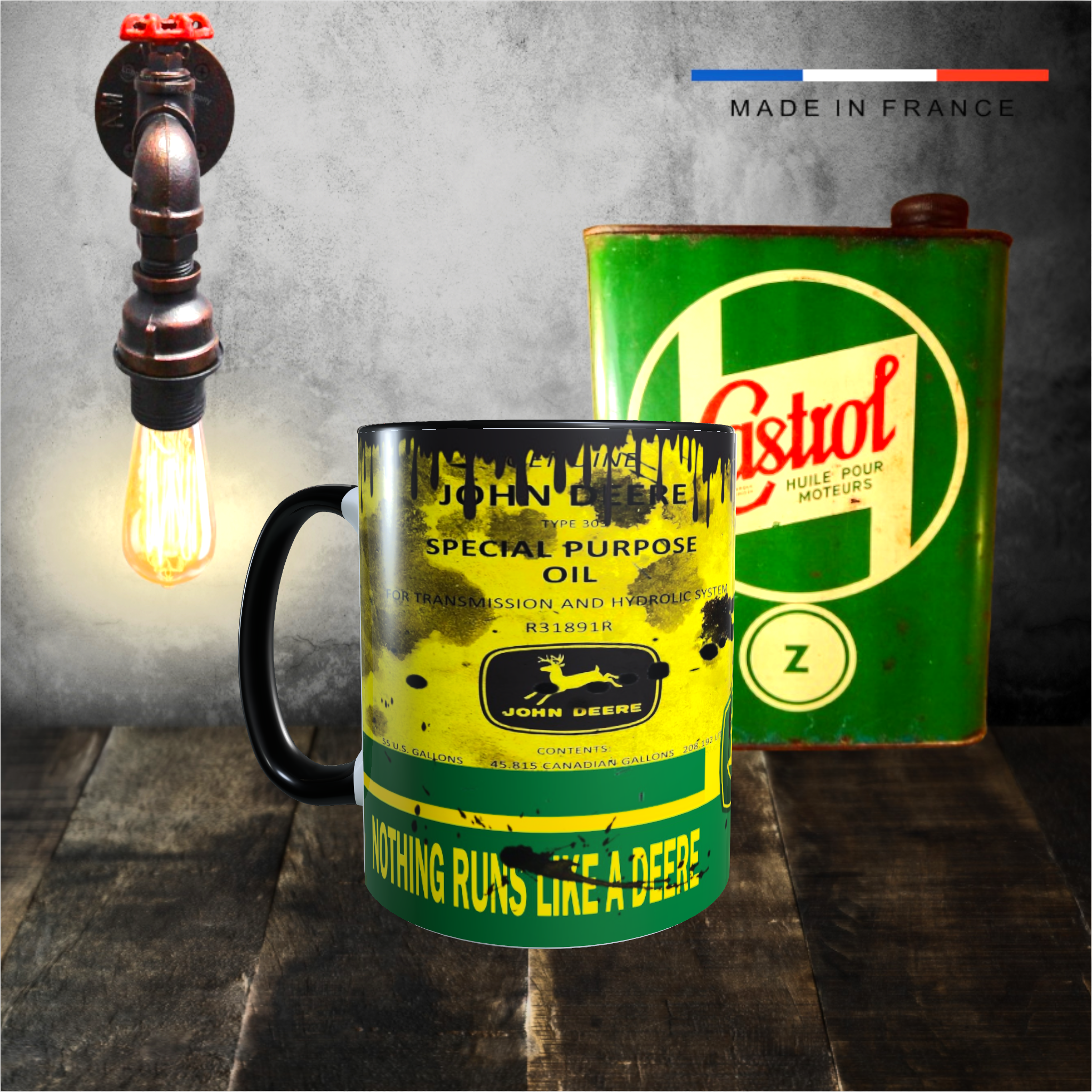 mug john deere motor oil