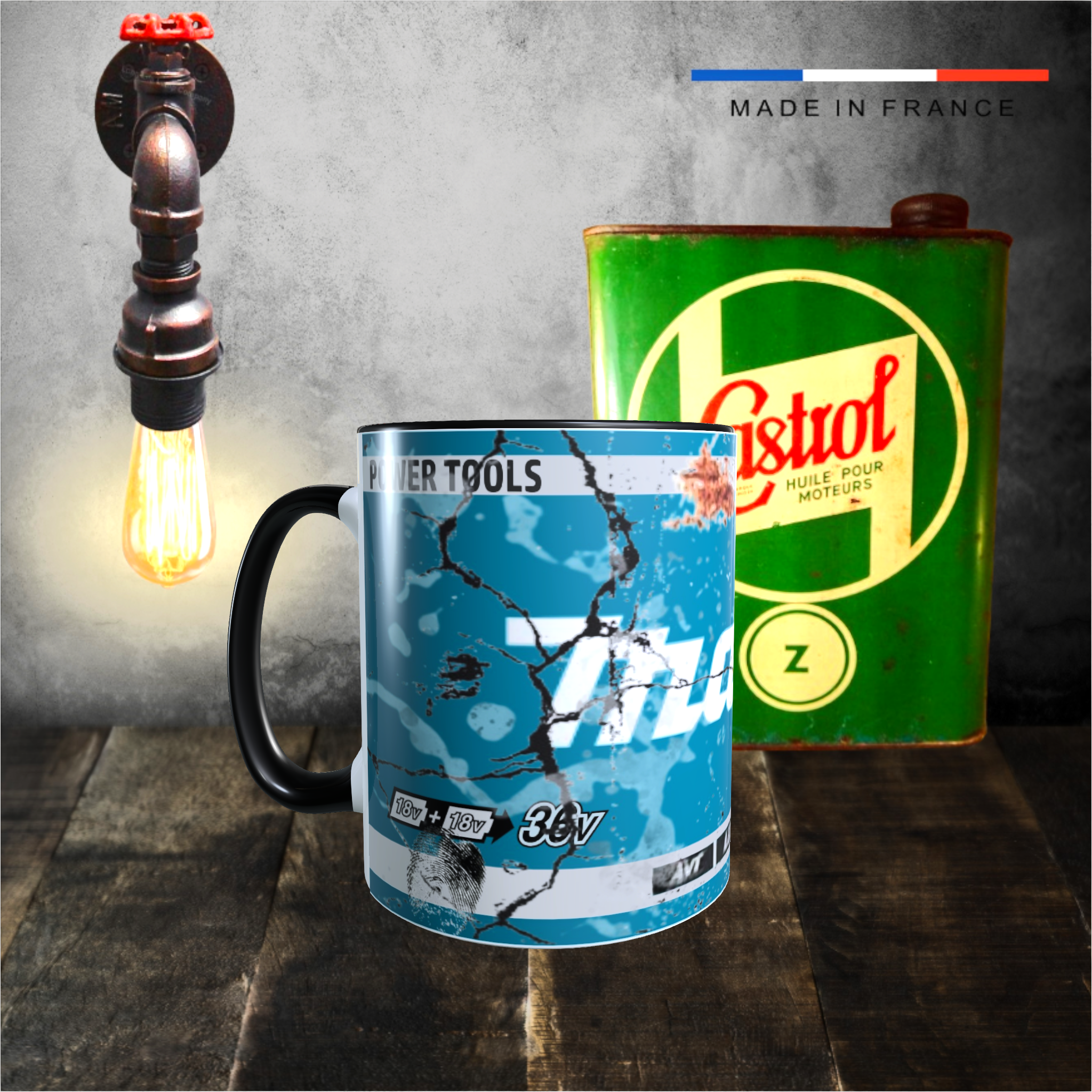 mug makita logo