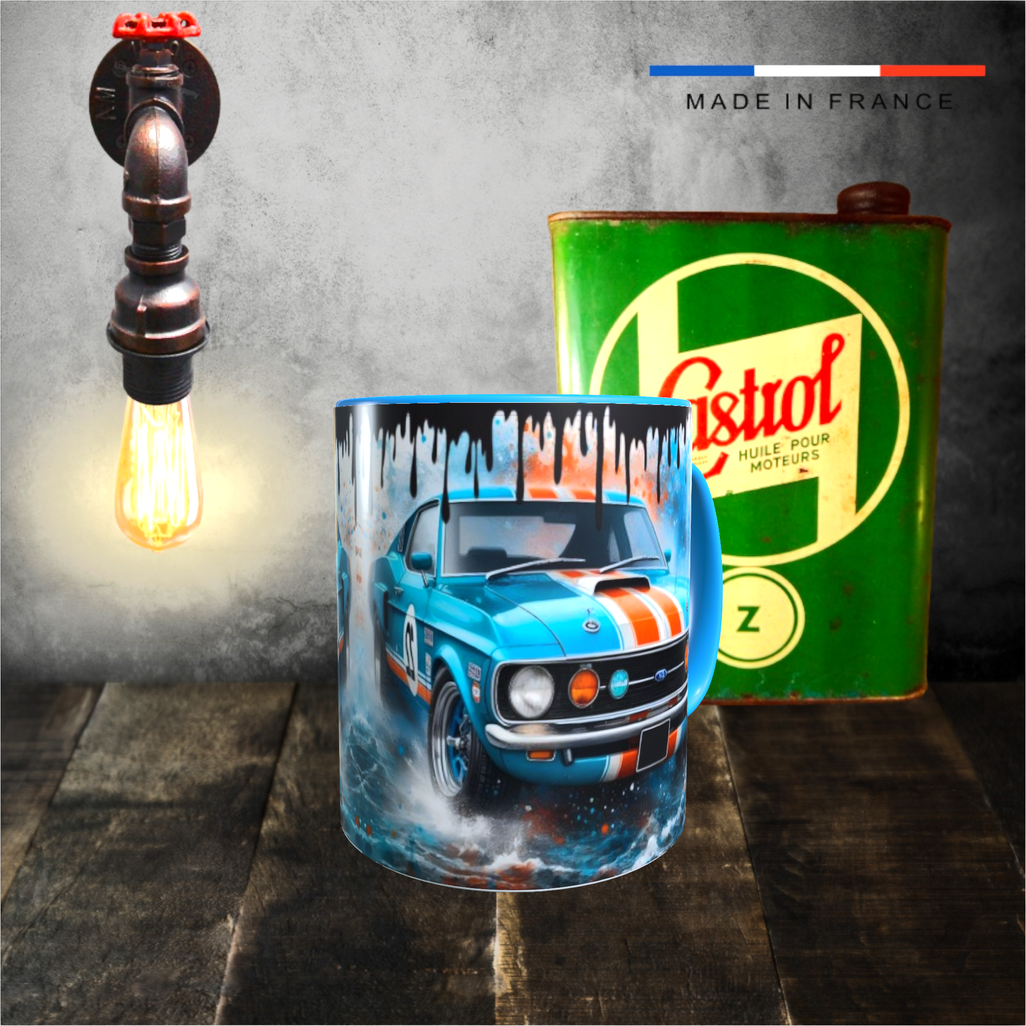mug ford mustang rétro