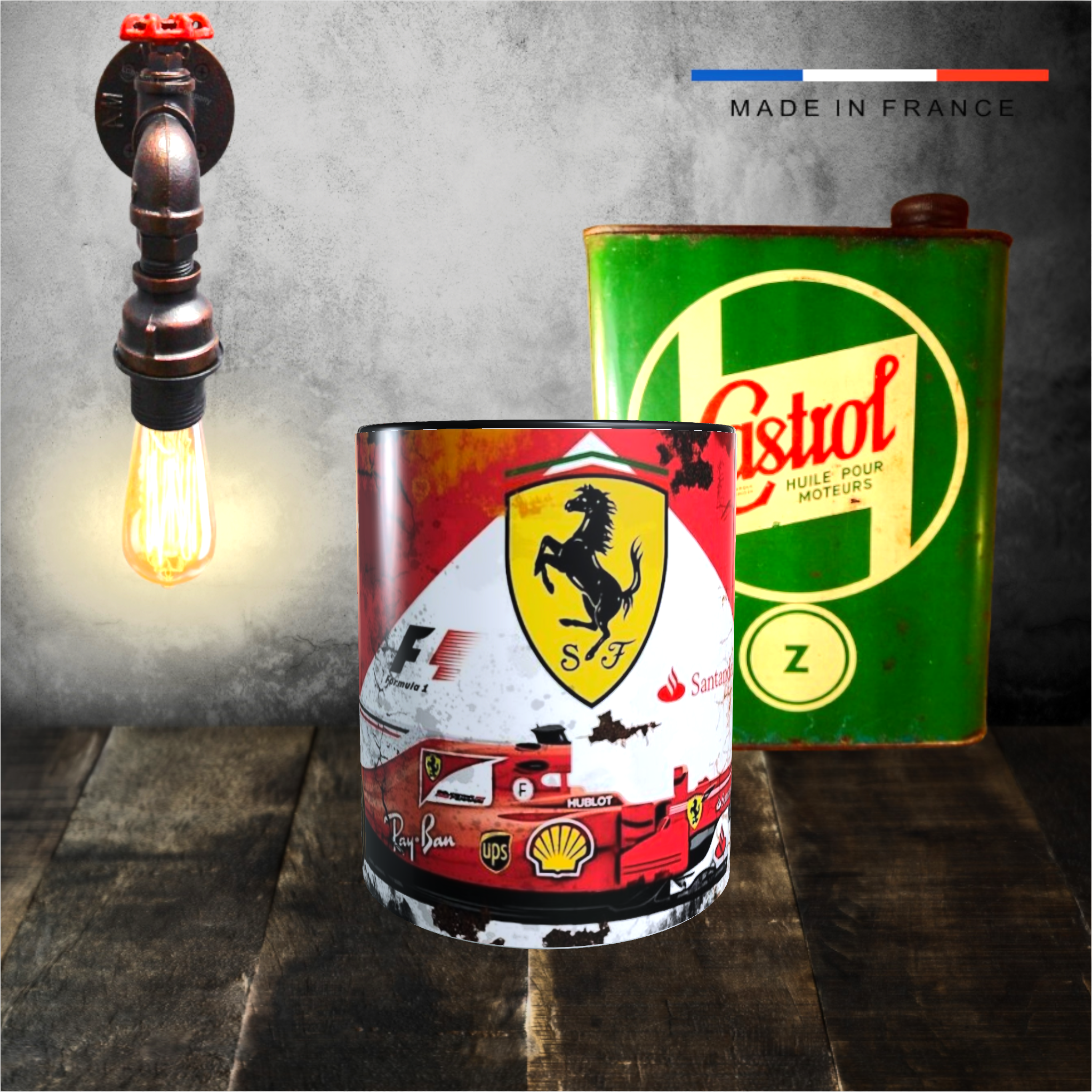 mug ferrari f1 logo