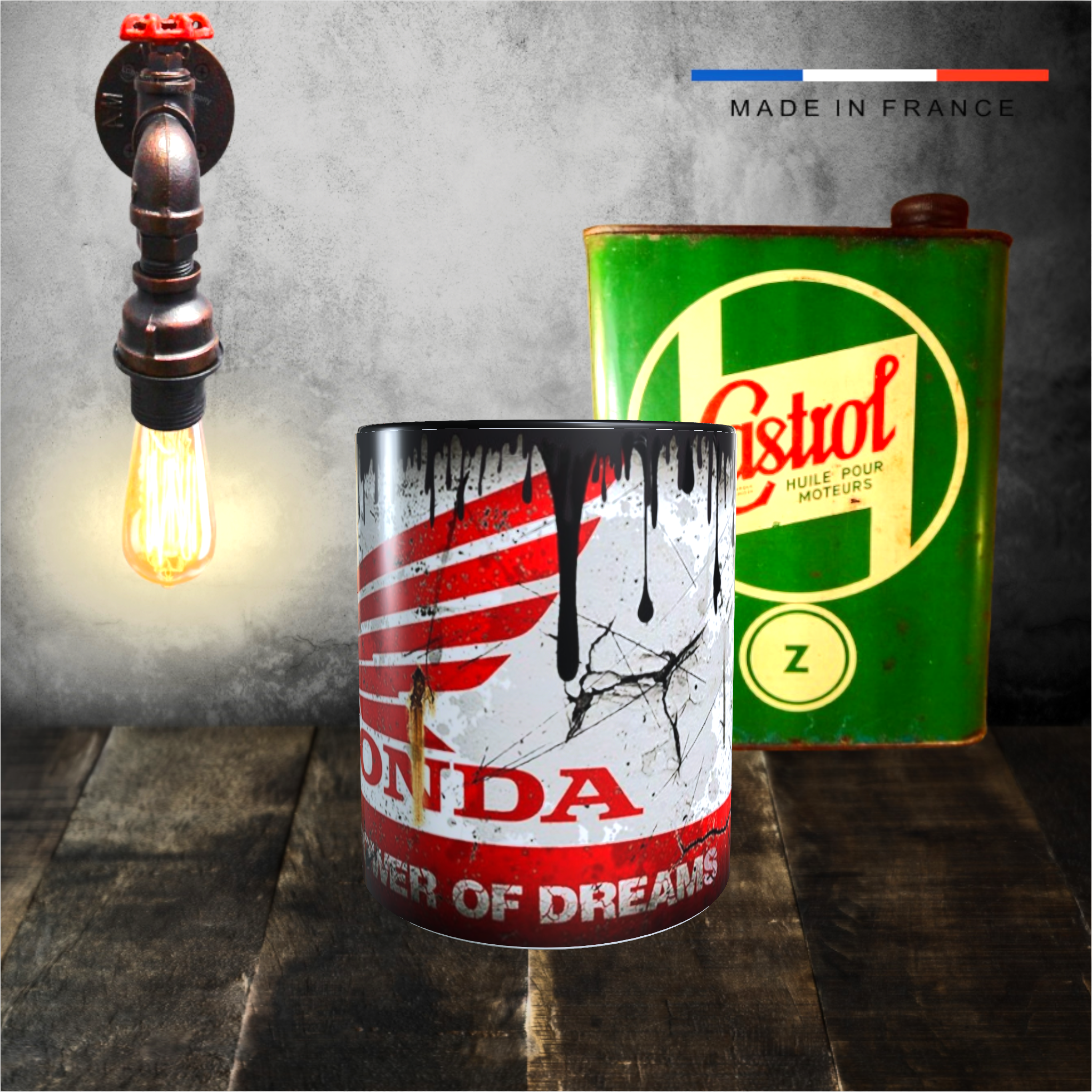 mug honda logo moto