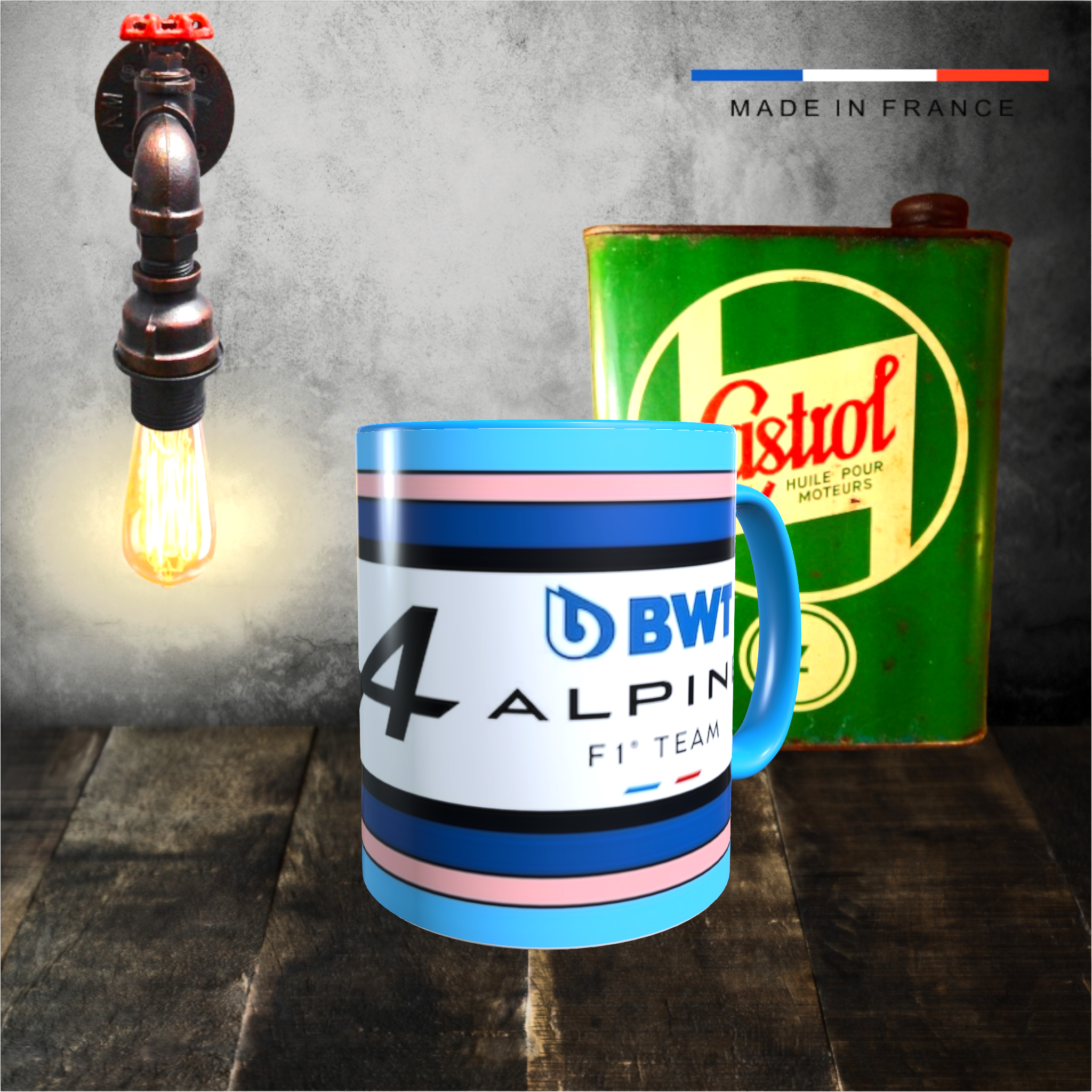 Tasse/Mug Publicitaire ELF F1 - Collection Formule 1 - Blanc - Occasion