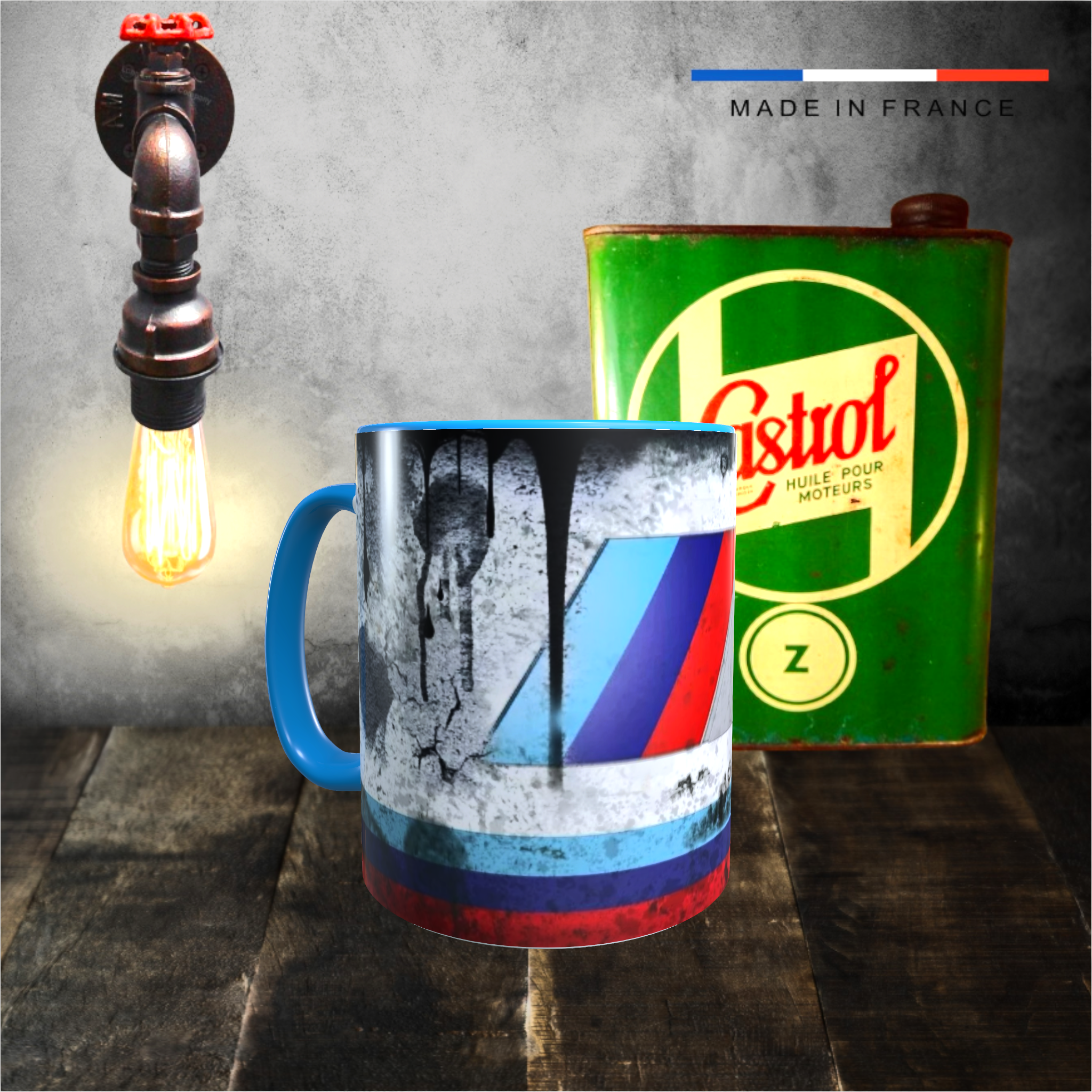 mug M3 bmw logo bidon dhuile