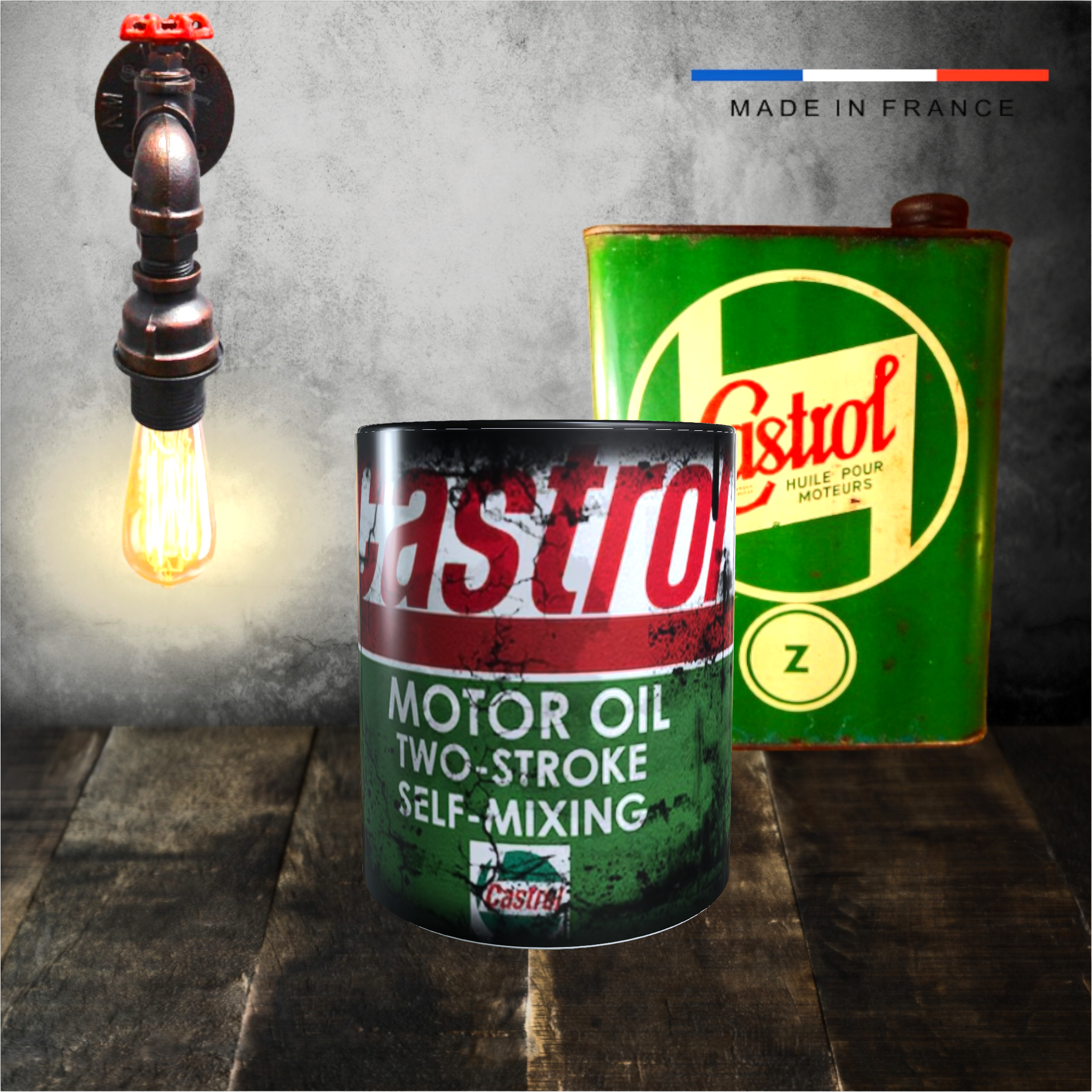 mug castrol logo