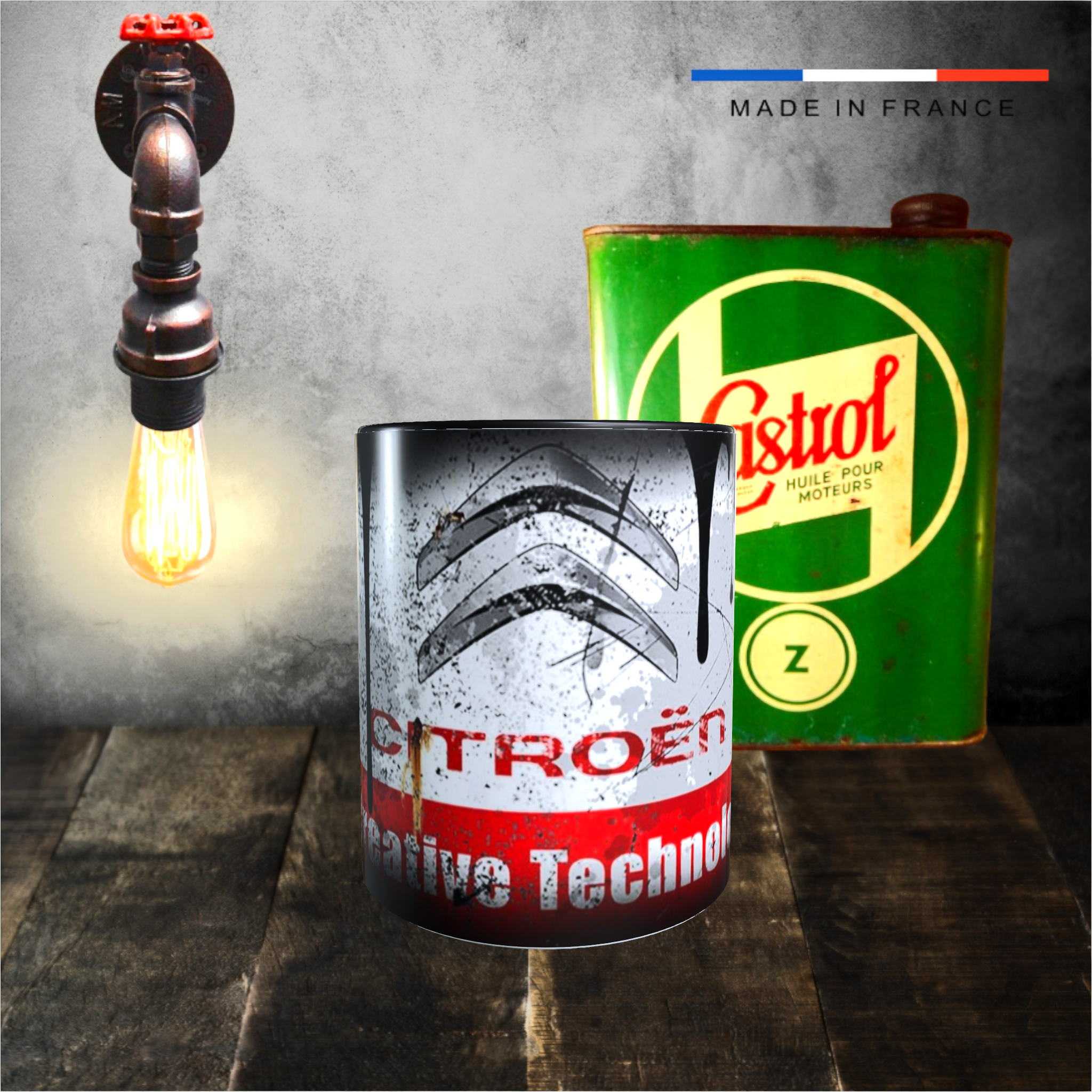 mug citroen logo