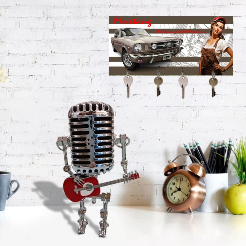 Plaque Métal Décorative Ford Mustang Fastback – Style Vintage, Neuve