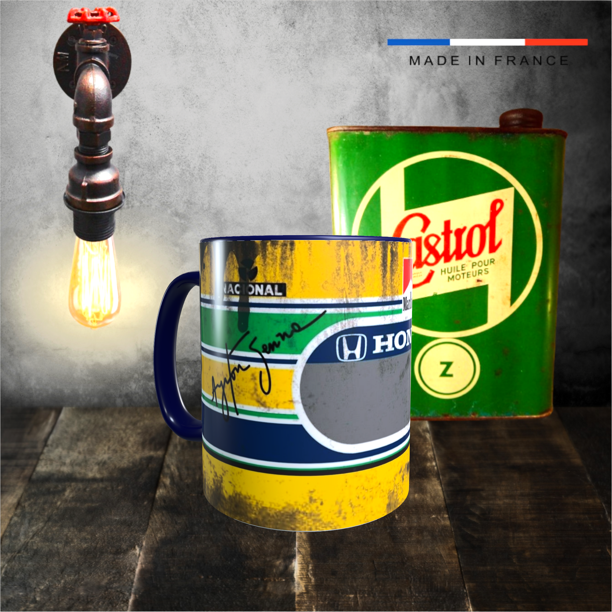 mug honda F1 ayrton senna