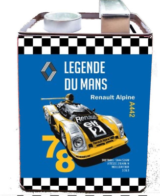 Bidon Tirelire Metal Renault Legende Du Mans