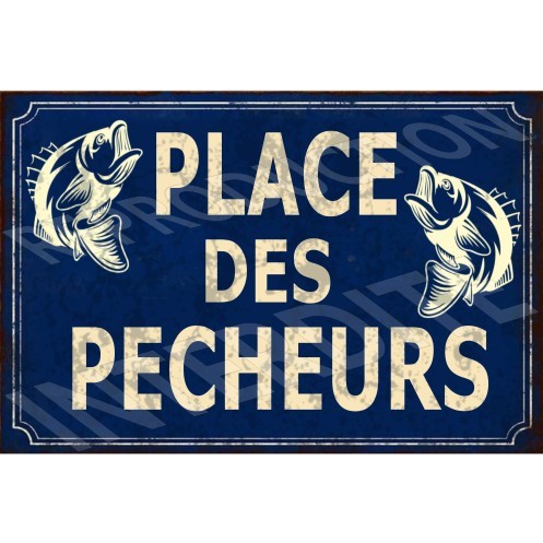 Plaque Rétro En Métal Fisherman Catch - 20x30 Cm, Design Vintage, Idée Cadeau Pour Pêcheurs