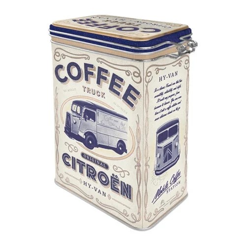 boite hermétique conservation citroen type H coffee truck