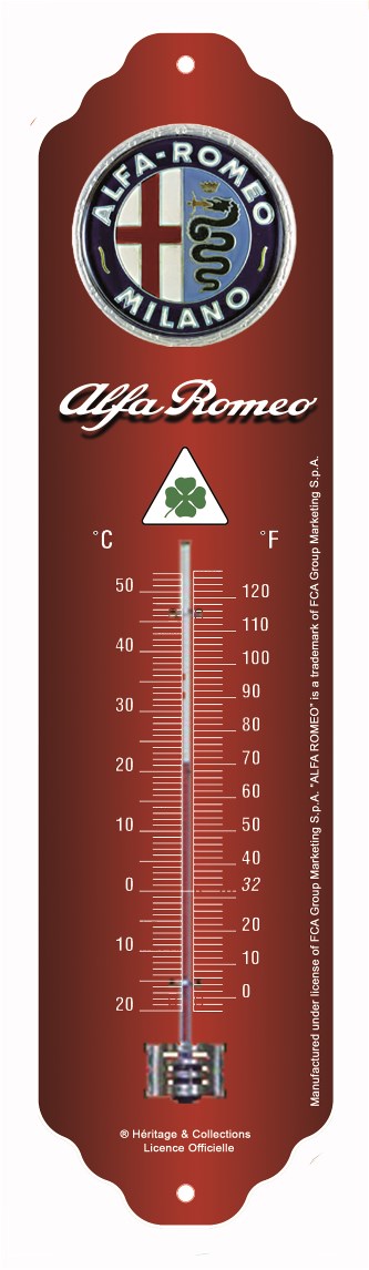 thermomètre alfa roméo service rétro