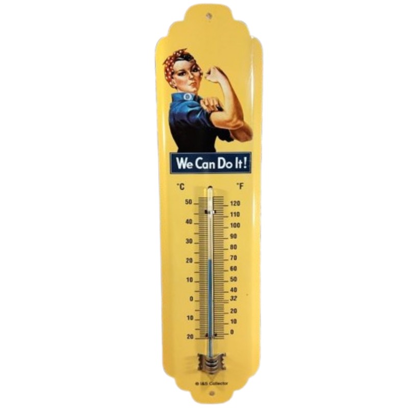 thermomètre métal we can do it