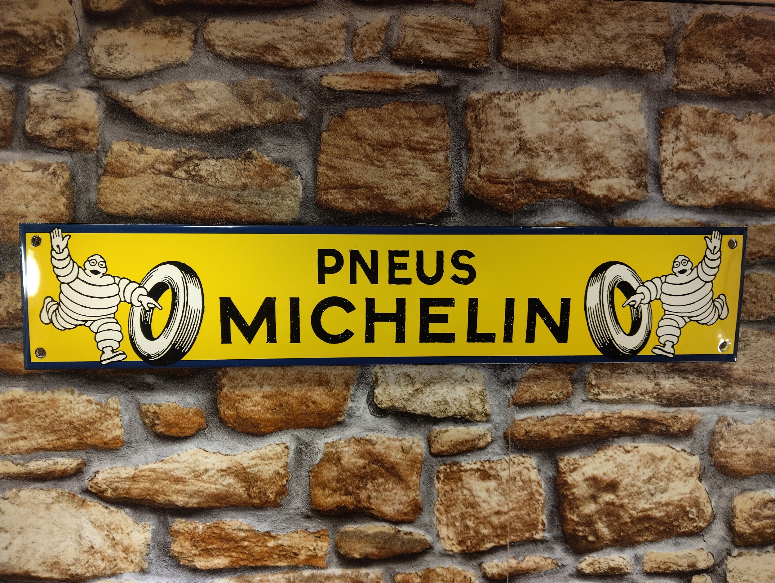 Plaque émaillée Pneus Michelin