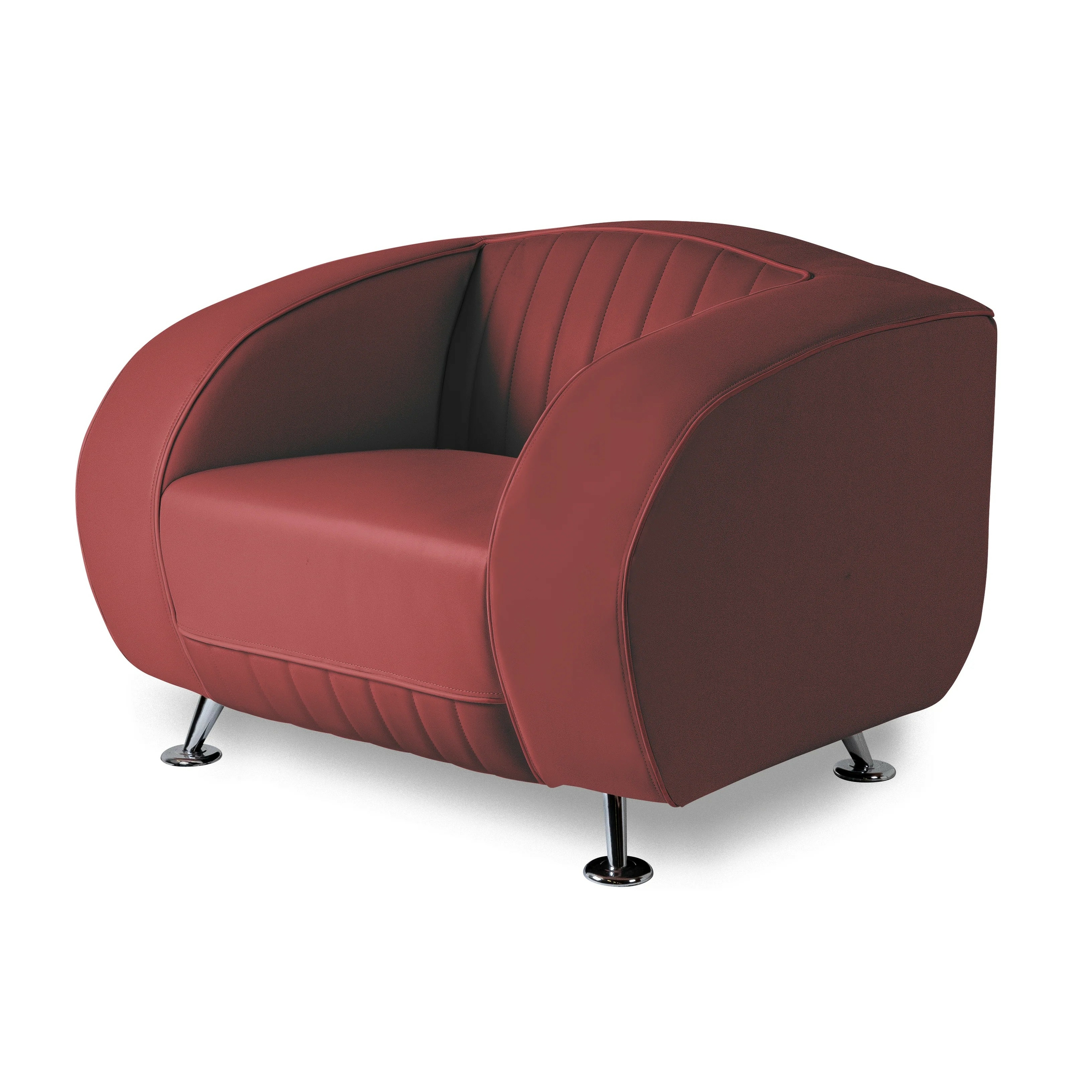 canapé rétro delucas couleur ruby